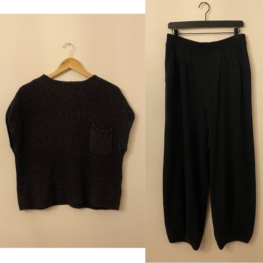 Free People Beach Freya Set | Charcoal / Black | L/XL